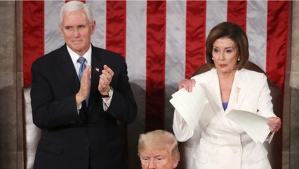 House Speaker Nancy Pelosi Ripped Up Trump's Speech