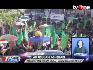 Trump Usulkan Masa Depan Palestina, Warga Lebanon Protes