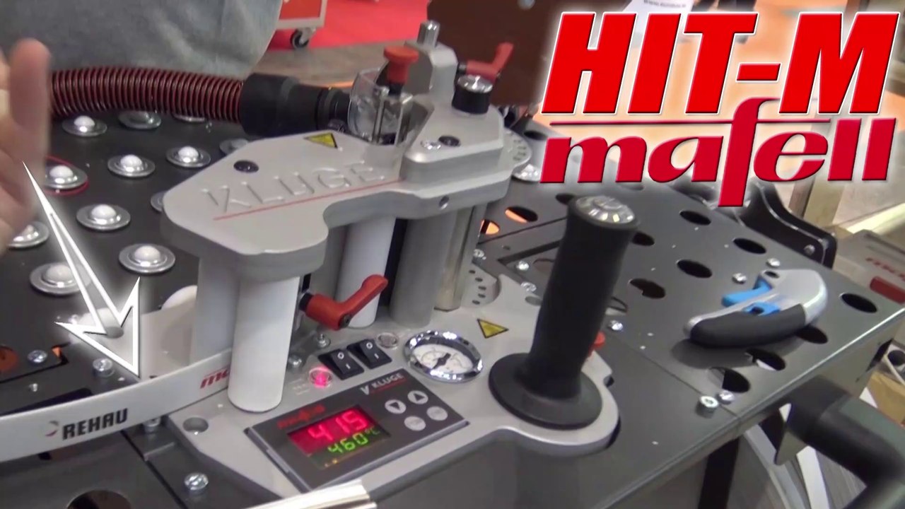 JOINT INVISIBLE SANS COLLE ( Airtec) avec la HIT-M MAFELL Plaqueuse de champs / EUROBOIS