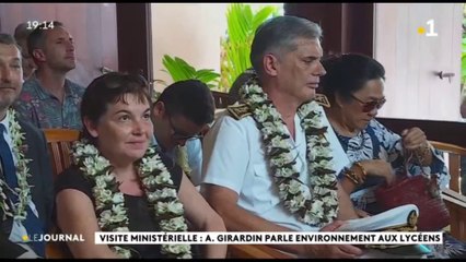 Bora Bora, un exemple de développement durable pour Annick Girardin