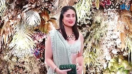 Kareena Kapoor & Karishma Kapoor looks Glamorous at Armaan's Wedding Reception | Boldsky