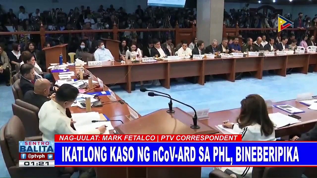 Ikatlong kaso ng nCoV-ARD sa PHL, bineberipka