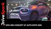 Tata HBX Concept at Auto Expo 2020 | Tata HBX Concept EV First Look, Features & More