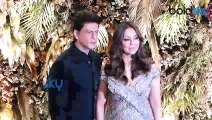 Shahrukh Khan & Gauri Khan Looks Dashing In Armaan Jain Wedding Reception | Boldsky
