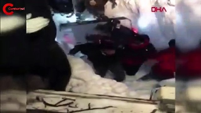Van'daki çığ faciası: Kepçe operatörü o anları anlattı