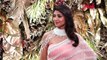 Shilpa Shetty Looks beautiful in peach saree at Armaan Jain Wedding Reception | FilmiBeat