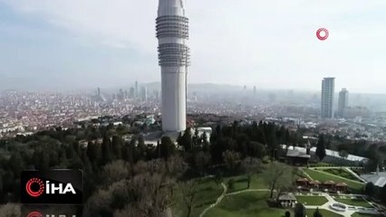 Çamlıca Kulesi'nin son hali böyle görüntülendi