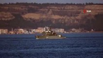 Rumen ve Alman savaş gemileri Çanakkale Boğazı’ndan Ege'ye Doğru İlerliyor