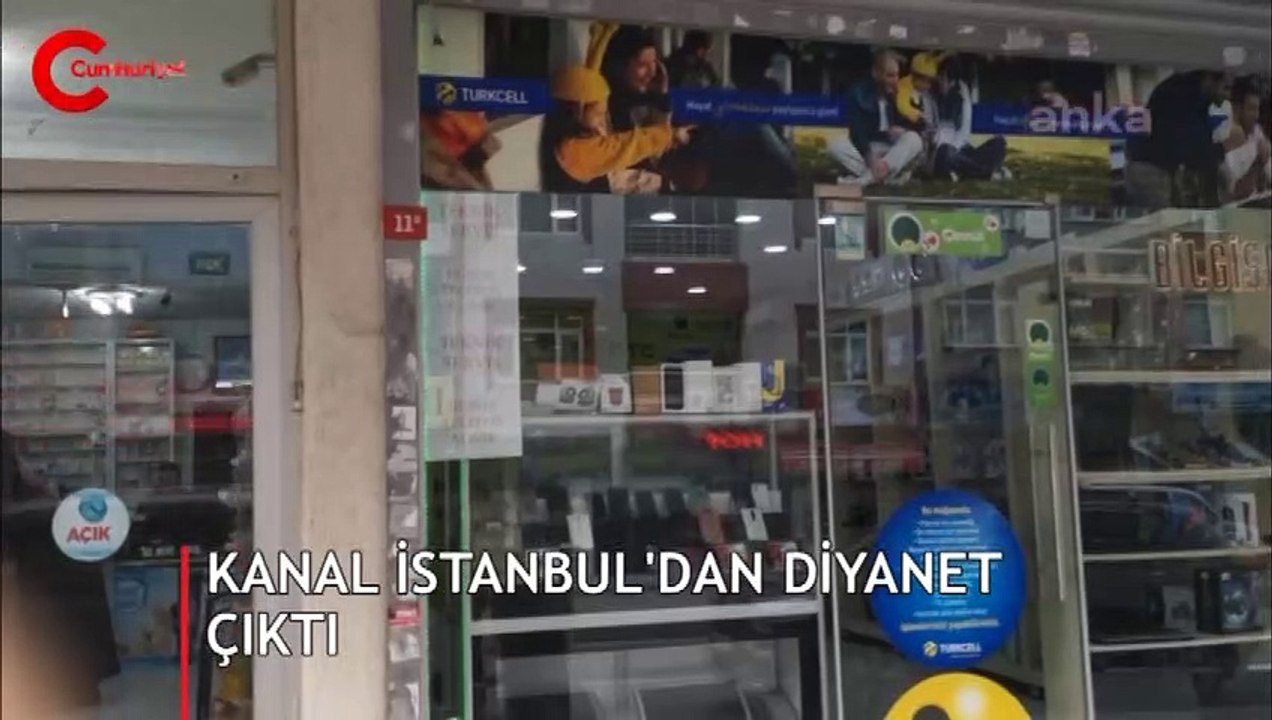 Kanal İstanbul'dan diyanet çıktı