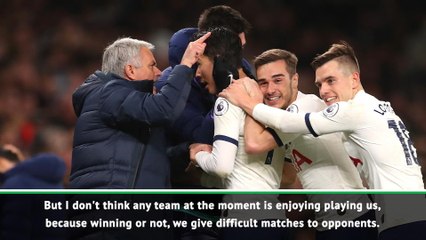 Teams don't enjoy playing Spurs - Mourinho