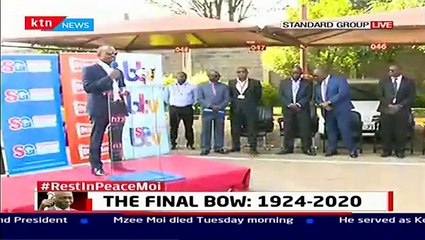 The Final Bow: Standard group holds a moment of silent in honour of former President Moi