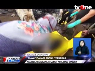 Dua Mayat Terikat Tangan Ditemukan dalam Mobil Terbakar
