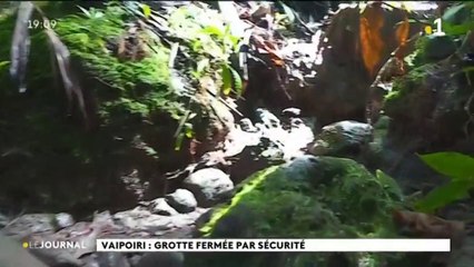 La grotte Vaipoiri reste fermée pour raisons de sécurité