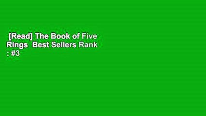 [Read] The Book of Five Rings  Best Sellers Rank : #3