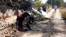 İspanya'da uçak ve helikopter havada çarpıştı: İkisi çocuk, 7 ölü
