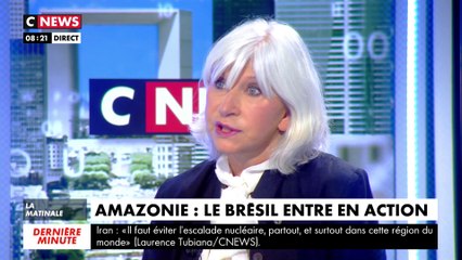 Laurence Tubiana à propos de Jair Bolsonaro:«Être souverain, ça commence par faire respecter la loi»