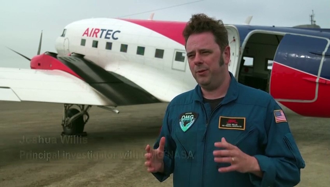 High above Greenland glaciers, NASA looks into...