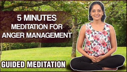 5 Minutes Anger Management Meditation | How To Control Anger - Guided Meditation