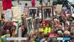 G7 : des écologistes manifestent contre Macron à Bayonne