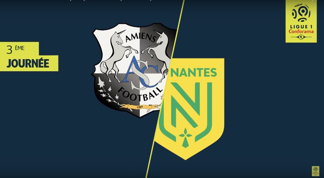 Résumé du match Amiens SC - FC Nantes ( 1 -2 )