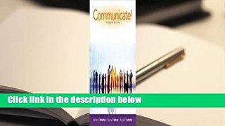 About For Books  Communicate!  Review
