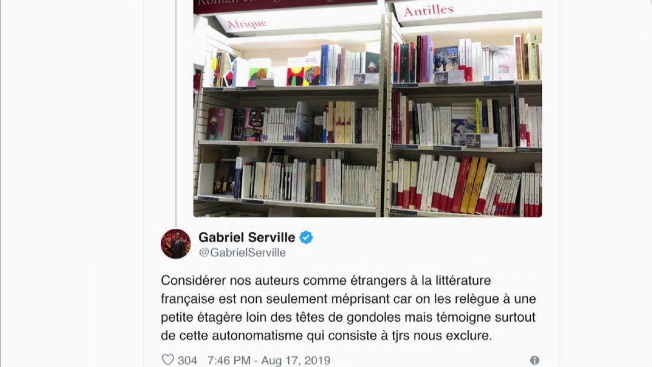 Les auteurs antillais au rayon étranger : le député de Guyane Gabriel Serville voit rouge !