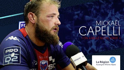 Mickaël Capelli : « Un réaction obligatoire à avoir »