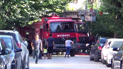 Burdur'da ev yangını