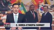 Moon highlights Ethiopia's support during Korean War and promise tighter alliance