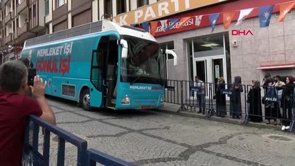 RİZE CUMHURBAŞKANI ERDOĞAN RİZE'DEN AYRILDI