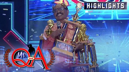 Toti Sandoval bags his fifth Mr. Q & A trophy | It's Showtime Mr Q and A