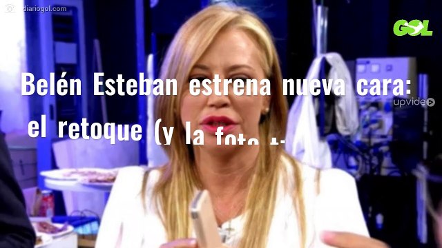 Belén Esteban estrena nueva cara: el retoque (y la foto tiene horas) en el cirujano