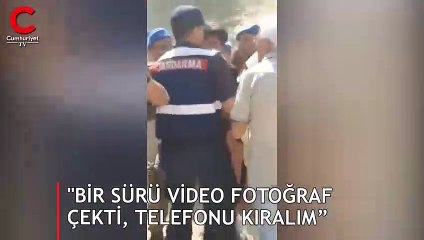 JES eylemine jandarma müdahalesi: "Bir sürü video fotoğraf çekti, telefonu kıralım"