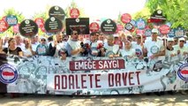 Memur-Sen tarafından Ankara'da 'Emeğe Kıymet, Adalete Davet' çağrısıyla basın açıklaması yapıldı-1.