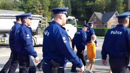 L'hommage à Amaury, le policier tué à Spa