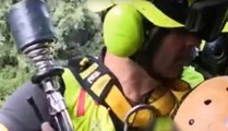 San Luca (RC) - Donna cade in un torrente e resta ferita: salvata dai Vigili del Fuoco (25.08.19)