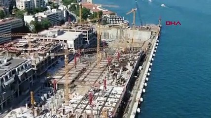 Galataport projesindeki son durum 2 ay önce havadan görüntülenmişti