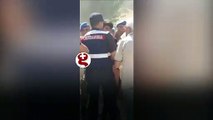 Manisa Salihli Hacı Bektaş'ta tutlan nöbete jandarma müdahalesi