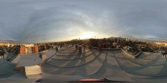 Las Condes, Santiago 360 degree sunset