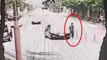 '생활고' 불법체류자 도로에서 투신 소동 / YTN