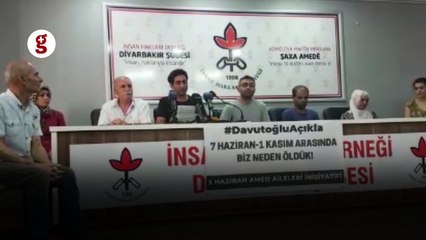 Katliam mağduru ailelerden Davutoğlu'na çağrı: Neden öldürüldüğümüzü açıkla