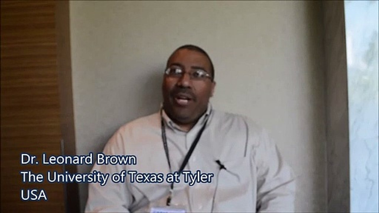 Dr. Leonard Brown at CSEIT Conference 2014 by GSTF