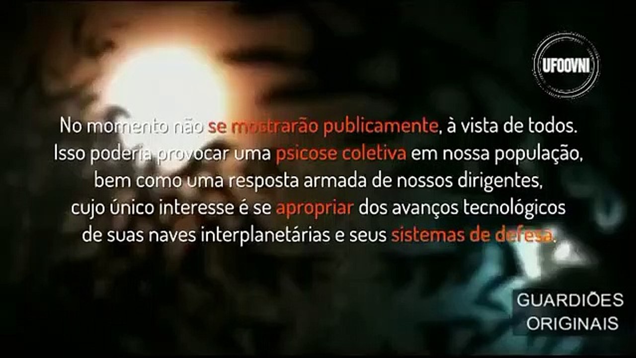 NOS JÁ SOMOS VISITADOS POR EXTRATERRESTRES A MILHÕES DE ANOS