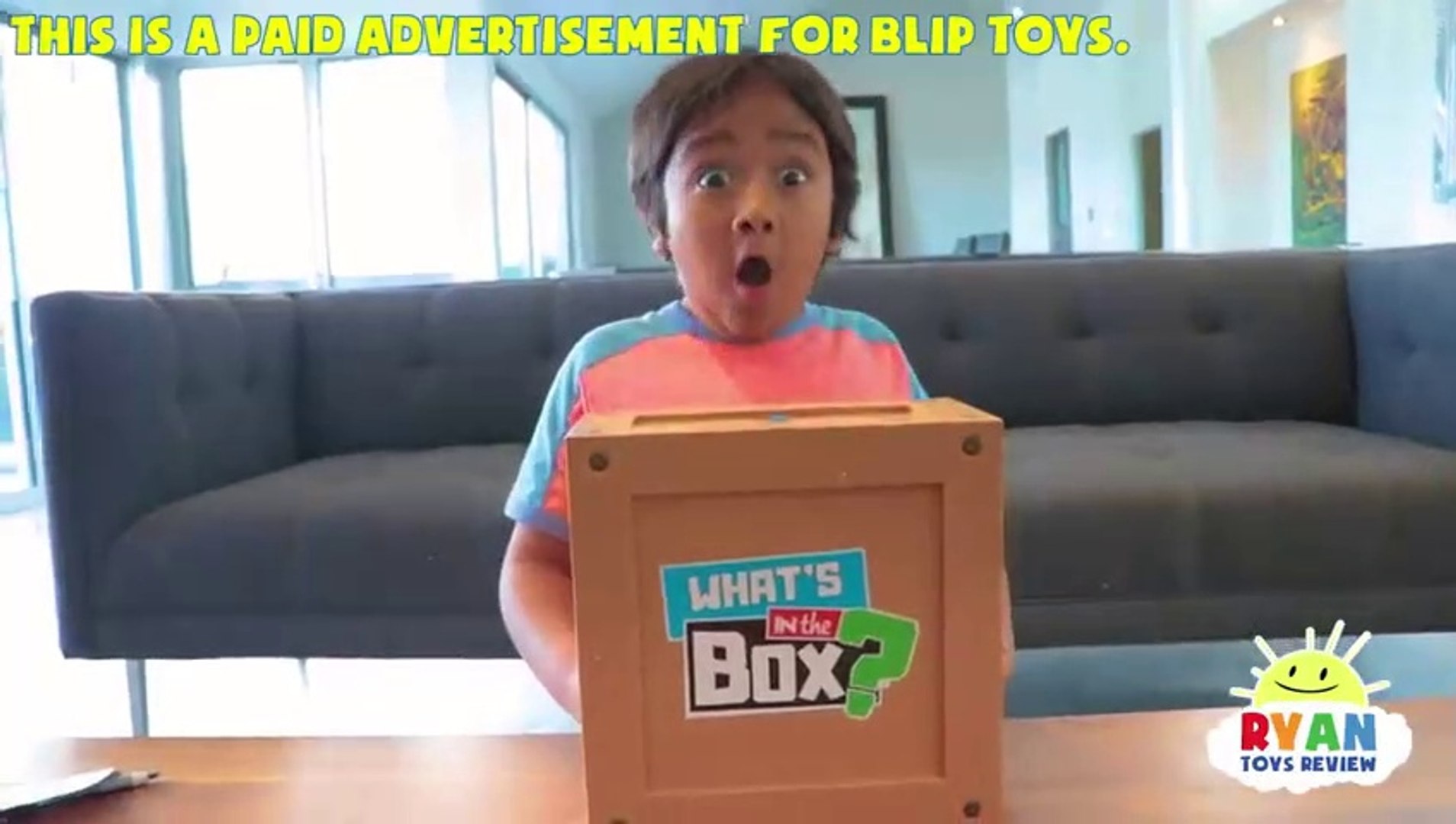 What s in the Box Family Challenge with Ryan Surprise Animals inside