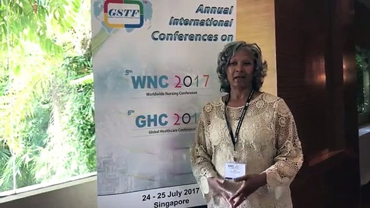 Dr. Gloria Carr at GHC Conference 2017 by GSTF Singapore