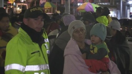 Últimos migrantes venezolanos acceden a Ecuador antes de requisito de visa