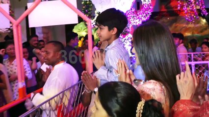 Shilpa Shetty with family and Ekta Kapoor At Shree Krishna Janmashtami Festival At Iskcon Juhu