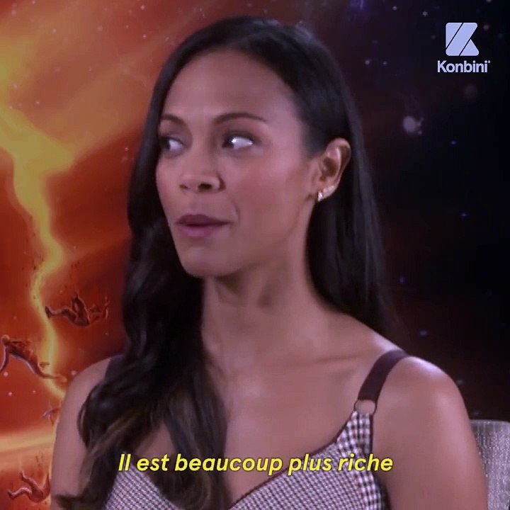 Rocky ou Rambo ? Twitter ou Instagram ? Boire ou Conduire ?  À l'occasion de la sortie des Gardiens de la Galaxie 2, voici le Fast and Curious de Zoe Saldana