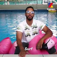 Il fait super chaud, du coup on a décidé d'aller à la piscine avec Disiz pour faire un Fast and Curious sur un flamant rose ☀️