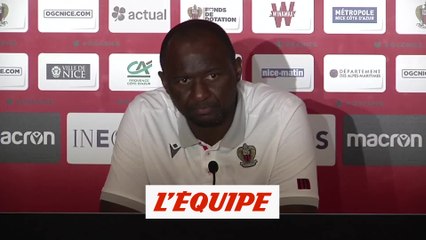 Vieira «L'important, c'est d'avoir identifié les joueurs» - Foot - L1 - Nice